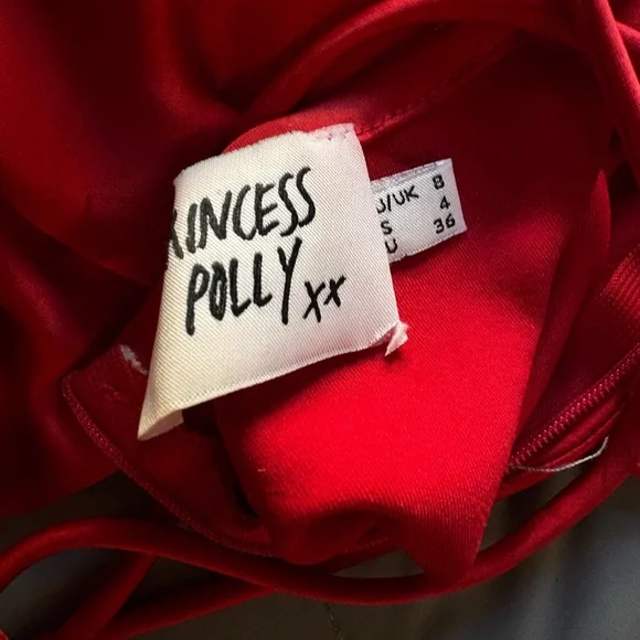 Princess Polly Strapless Red Dress - Picture 5 of 5